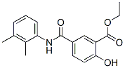 ethyl 5-[(2,3-dimethylphenyl)carbamoyl]-2-hydroxy-benzoate Structure