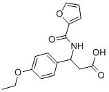 3-(4-ETHOXY-PHENYL)-3-[(FURAN-2-CARBONYL)-AMINO]-프로피온산3-(4-ETHOXY-PHENYL)-3-[(FURAN-2-CARBONYL)-AMINO]-프로피온산 구조식 이미지