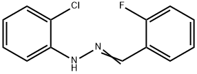 2-fluorobenzenecarbaldehyde N-(2-chlorophenyl)hydrazone 구조식 이미지