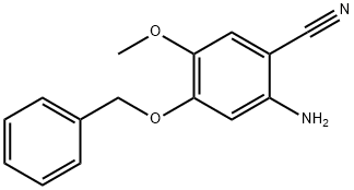 2-AMINO-4-(BENZYLOXY)-5-METHOXYBENZONITRILE Structure