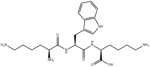 LYS-TRP-LYS ACETATE Structure