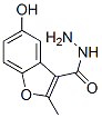 3-Benzofurancarboxylicacid,5-hydroxy-2-methyl-,hydrazide(9CI) Structure