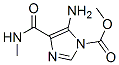 1H-이미다졸-1-카르복실산,5-아미노-4-[(메틸아미노)카르보닐]-,메틸 구조식 이미지