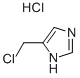 4-(Chloromethyl)-1H-imidazole hydrochloride 구조식 이미지
