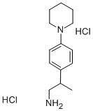 beta-Methyl-4-piperidinophenethylamine dihydrochloride Structure