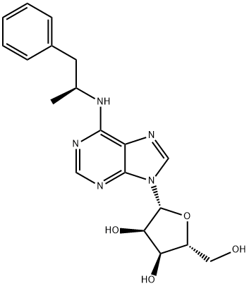 S(+)-N6-(2-페닐이소프로필)아데노신(S(+)-PIA) 구조식 이미지