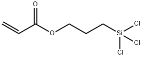 3-Acryloxypropyltrichlorosilane 구조식 이미지