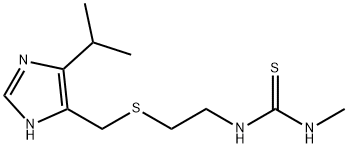 N-Methyl-N'-[2-[[(5-isopropyl-1H-imidazol-4-yl)methyl]thio]ethyl]thiourea Structure