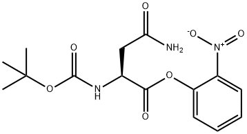 BOC-ASN-O-NITROPHENYL ESTER Structure