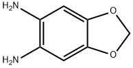 1,2-디아미노-4,5-메틸렌디옥시벤젠,이염화수소 구조식 이미지