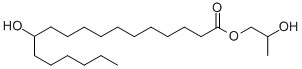 12-HYDROXYOCTADECANOIC ACID MONOESTER WITH 1,2-PROPANEDIOL Structure