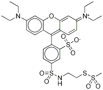 SULFORHODAMINE METHANETHIOSULFONATE Structure