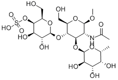 4'-SulfatedLexisXmethylglycoside Structure