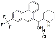 2-piperidyl-[2-(trifluoromethyl)phenanthren-9-yl]methanol hydrochlorid e Structure