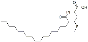 (Z)-N-(1-옥소옥타덱-9-엔-1-일)-DL-메티오닌 구조식 이미지