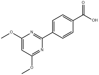 4-(4,6-DIMETHOXYPYRIMIDIN-2-YL)BENZOICACID
 구조식 이미지