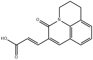 (2E)-3-(5-OXO-2,3-DIHYDRO-1H,5H-PYRIDO[3,2,1-IJ]QUINOLIN-6-YL)ACRYLICACID
 구조식 이미지