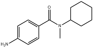 4-AMINO-N-CYCLOHEXYL-N-METHYLBENZAMIDE Structure