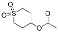 4-Acetoxy-thiacyclohexane 1,1-dioxide Structure