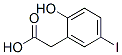 (2-HYDROXY-5-IODOPHENYL)ACETIC ACID Structure