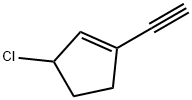 사이클로펜텐,3-클로로-1-에티닐-(9CI) 구조식 이미지