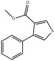 메틸4-페닐티오펜-3-카르복실레이트 구조식 이미지