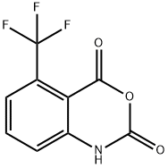 5-(Trifluoromethyl)-2H-3,1-benzoxazine-2,4(1H)-dione, 5-(Trifluoromethyl)-1H-benzo[d][1,3]oxazine-2,4-dione 구조식 이미지