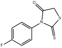 3-(4-FLUOROPHENYL)-2-THIOXO-1,3-THIAZOLAN-4-ONE 구조식 이미지