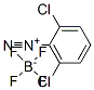 2,6-디클로로벤젠디아조늄테트라플루오로보레이트 구조식 이미지