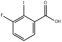 3-FLUORO-2-IODOBENZOIC ACID 구조식 이미지