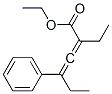 2-Ethyl-4-phenyl-2,3-hexadienoic acid ethyl ester Structure