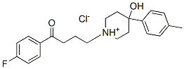 1-[3-(p-플루오로벤조일)프로필]-4-하이드록시-4-(p-톨릴)피페리디늄클로라이드 구조식 이미지