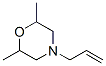 Morpholine,  2,6-dimethyl-4-(2-propenyl)-  (9CI) Structure