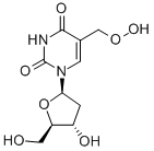 5-hydroperoxymethyl-2'-deoxyuridine Structure