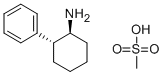 Cyclohexylamine, 2-phenyl-, monomethanesulfonate, trans-(+-)- Structure