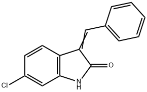 3-benzylidene-6-chloroindolin-2-one Structure