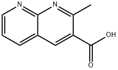 2-METHYL-1,8-NAPHTHYRIDINE-3-CARBOXYLIC ACID MONOHYDRATE Structure