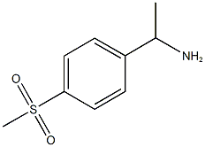 ALPHA-METHYL-4-(METHYLSULFONYL)BENZYLAMINE
 Structure