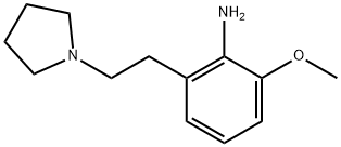 2-METHOXY-6-(2-PYRROLIDIN-1-YLETHYL)ANILINE
 Structure
