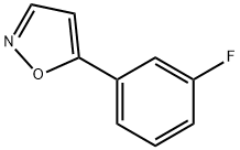 이속사졸,5-(3-플루오로페닐)-(9CI) 구조식 이미지