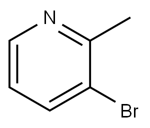 3-Bromo-2-methylpyridine 구조식 이미지