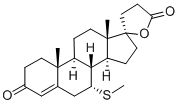 7a-Thiomethylspironolactone 구조식 이미지