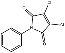 2 3-DICHLORO-N-PHENYLMALEIMIDE Structure