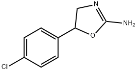 5-(4-chlorophenyl)-4,5-dihydro-1,3-oxazol-2-amine 구조식 이미지