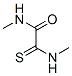 N-메틸-2-티옥소-2-(메틸아미노)아세트아미드 구조식 이미지