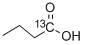 BUTYRIC-1-13C ACID Structure