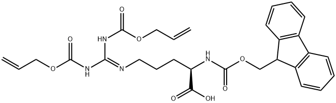 FMOC-D-ARG(ALOC)2-OH Structure