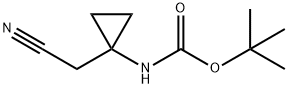 카르밤산,[1-(시아노메틸)시클로프로필]-,1,1-디메틸에틸에스테르(9CI) 구조식 이미지