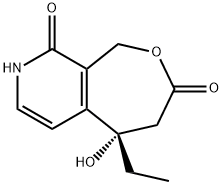 Oxepino[3,4-c]pyridine-3,9-dione, 5-ethyl-1,4,5,8-tetrahydro-5-hydroxy-, (5S)- (9CI) 구조식 이미지