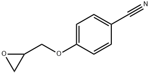 4-(2-OXIRANYLMETHOXY)BENZENECARBONITRILE 구조식 이미지